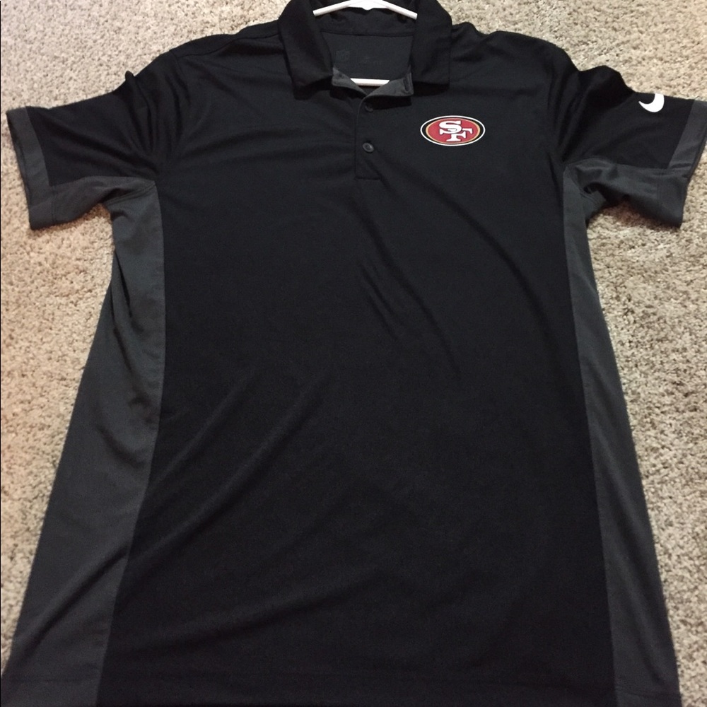 Nike dri fit 49ers polo